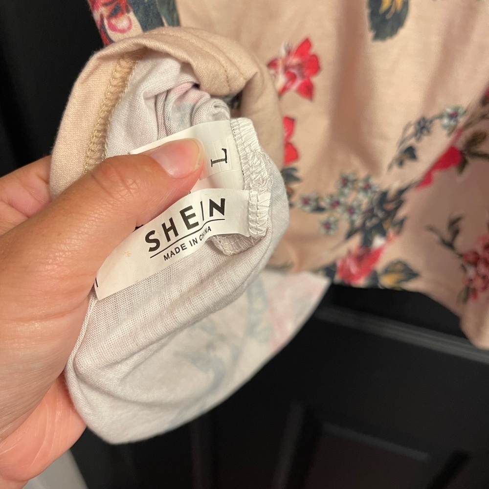 Shein floral tank